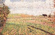 Camille Pissarro Ploughing at Eragny china oil painting reproduction